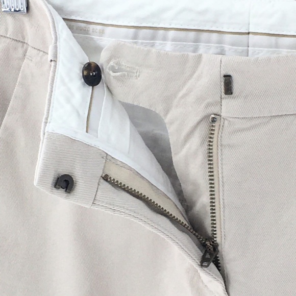 Boss Hugo Boss Women Pants Straight Flare Leg Cotton Blend Tan Pants Sz 2 - Picture 3 of 9